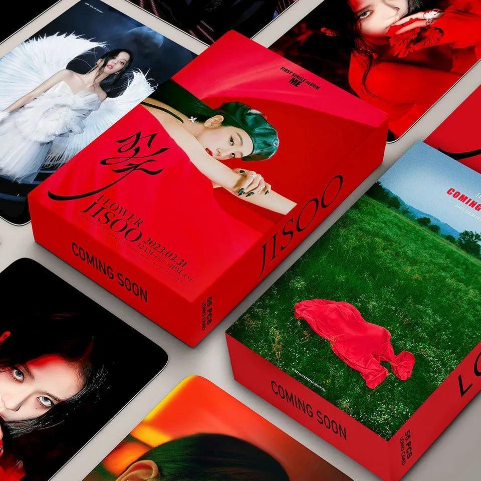 KIT MIT 55 FOTOKARTEN JISOO ME