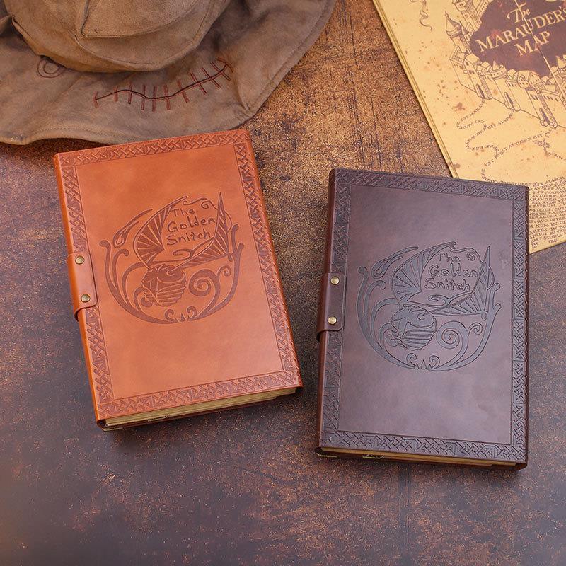 RETRO/VINTAGE BUCH ZUM SCHREIBEN + HARRY POTTER FÜLLER