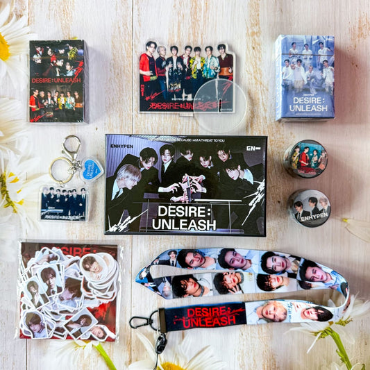 ENHYPEN DESIRE: UNLEASH GIFT BOX WITH VARIOUS ITEMS!✨