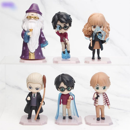 HARRY POTTER ACTIONFIGUREN SET 6 TEILE