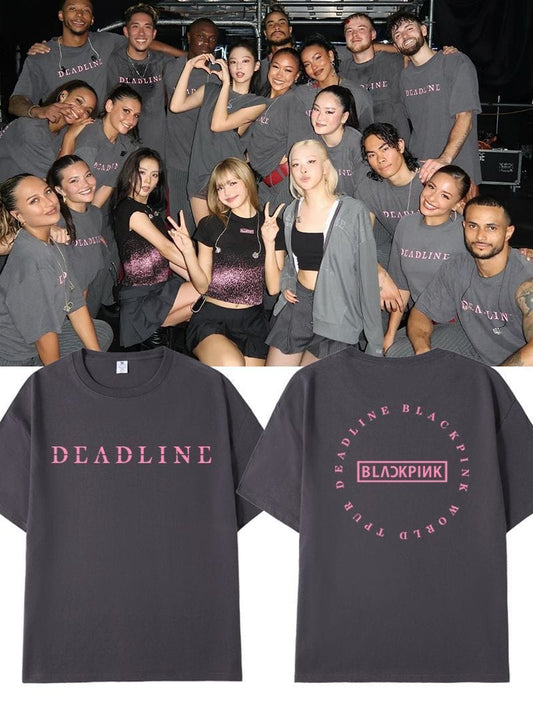 BLACKPINK DEADLINE T-SHIRTS 100% BAUMWOLLE
