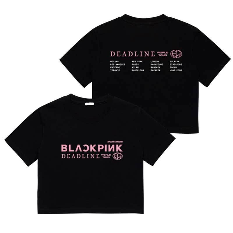 BLACKPINK DEADLINE T-SHIRT/CROPPEDS 100% BAUMWOLLE