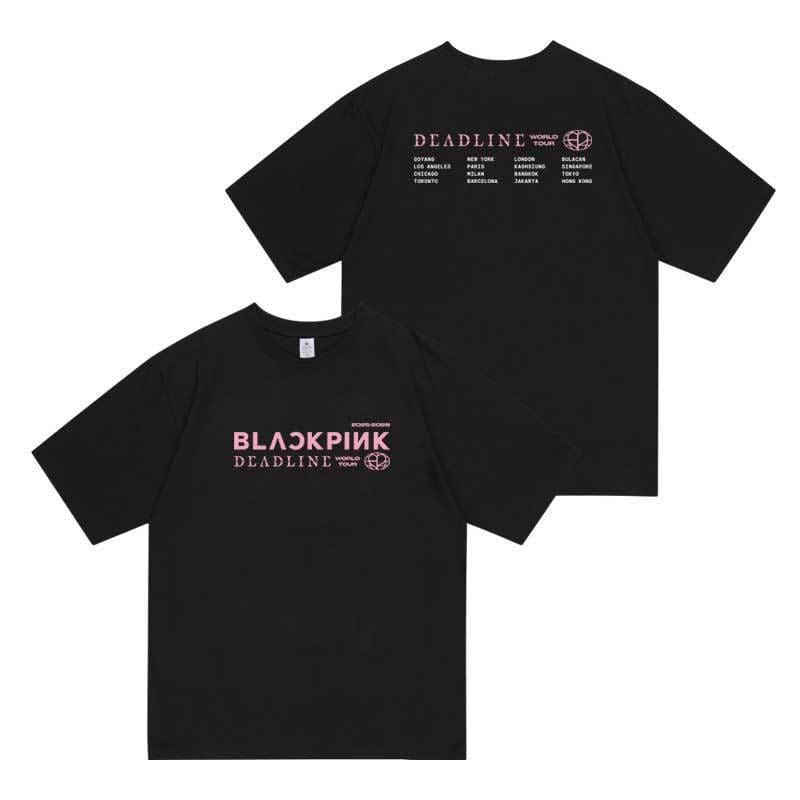 BLACKPINK DEADLINE T-SHIRT/CROPPEDS 100% BAUMWOLLE