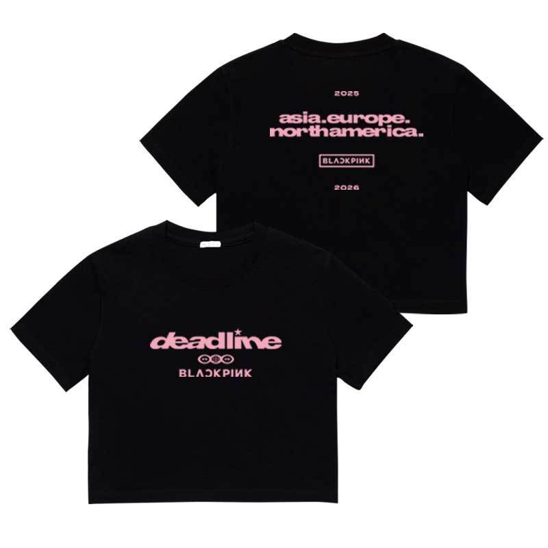 BLACKPINK DEADLINE T-SHIRT/CROPPEDS 100% BAUMWOLLE