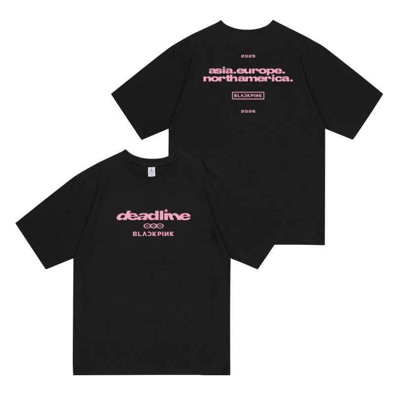 BLACKPINK DEADLINE T-SHIRT/CROPPEDS 100% BAUMWOLLE