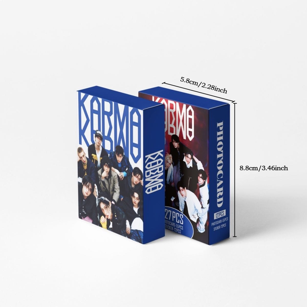 Fotokarten Stray Kids Karma 127 Stück (55 Karten + 72 Sticker)