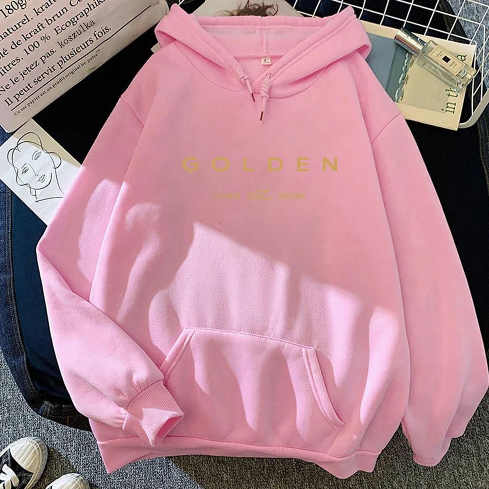 Goldener Jungkook-Kapuzenpullover