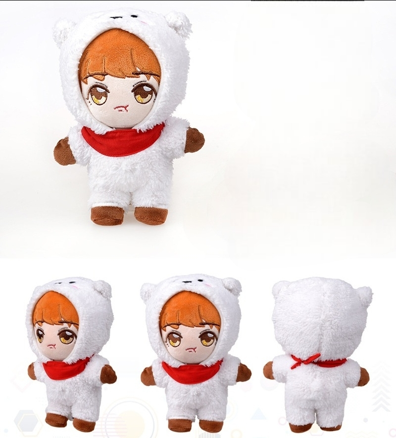 PUPPE BTS + BEKLEIDUNG BT21 (alle Mitglieder)