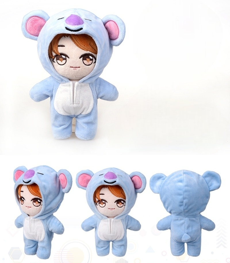 PUPPE BTS + BEKLEIDUNG BT21 (alle Mitglieder)