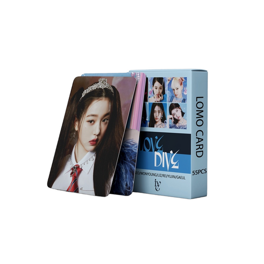 IVE MERCH LOVE DIVE FOTOKARTEN 55 STÜCK