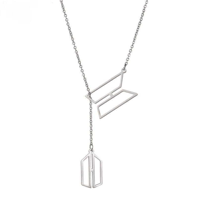 BTS♡ARMY EDELSTAHL HALSKETTE (Einheit und Paar)