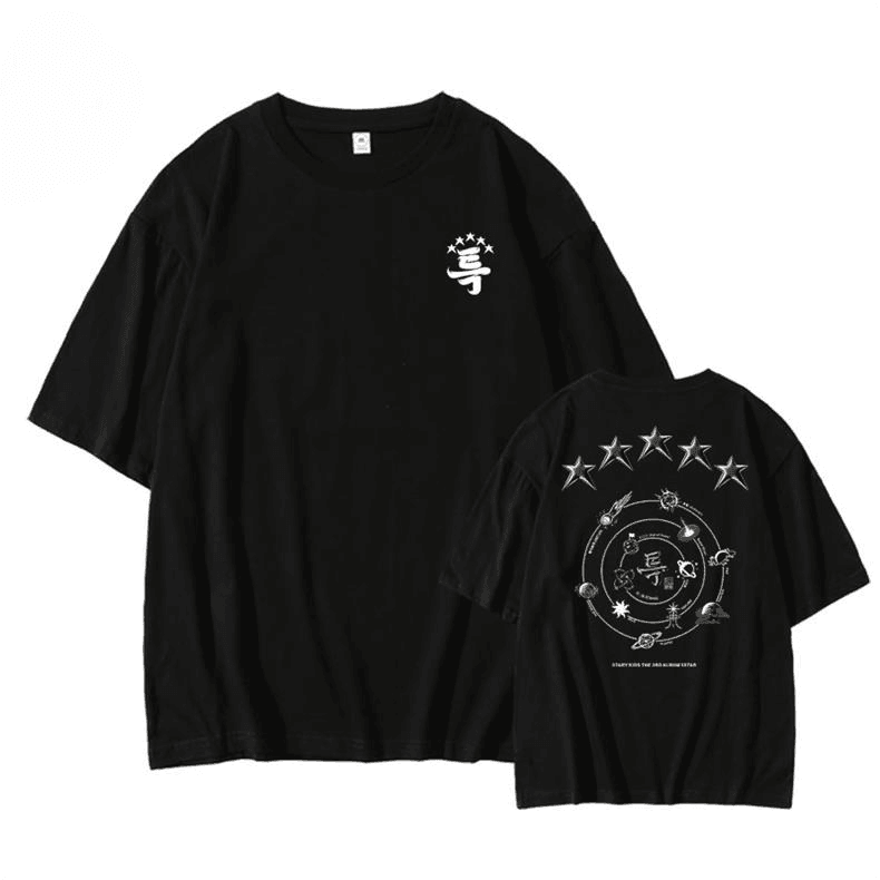STRAY KIDS 5 STAR 100% BAUMWOLLE T-SHIRT