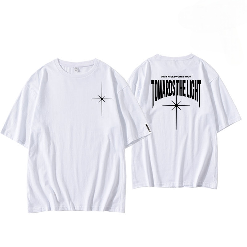 ATEEZ MERCH T-SHIRTS 2024 TOWARDS THE LIGHT 100% BAUMWOLLE
