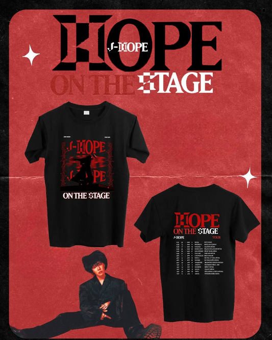 JHOPE HOPE ON THE STAGE TOUR T-SHIRTS 100% BAUMWOLLE