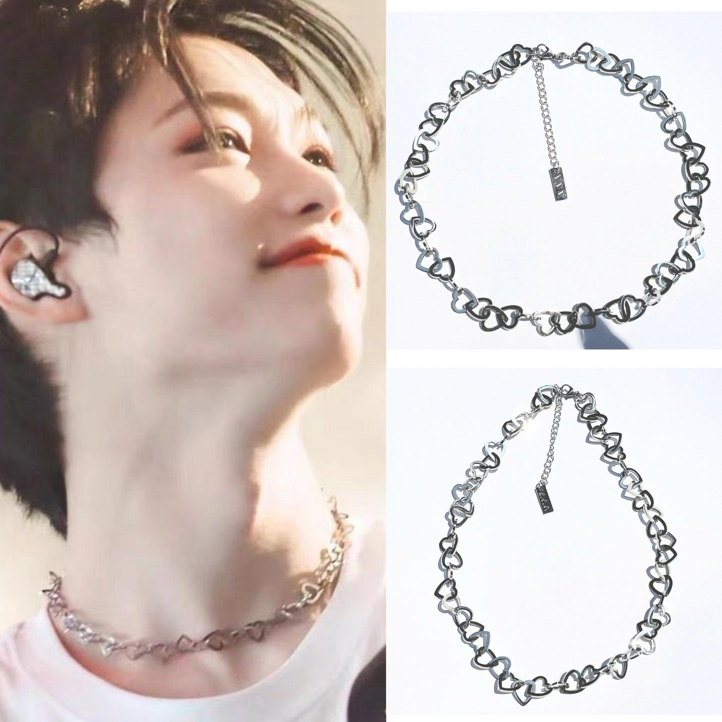 STRAY KIDS MAXIDENT EDELSTAHL CHOKER
