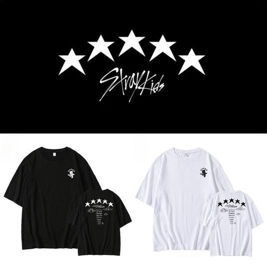 STRAY KIDS 5 STAR 100% BAUMWOLLE T-SHIRT