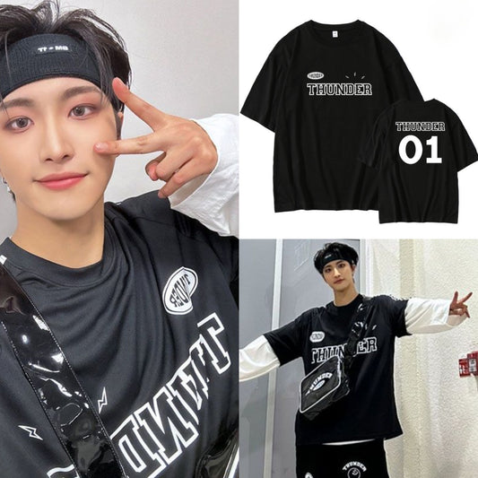 ATEEZ MERCH BREAK THE WALL T-SHIRT 100% BAUMWOLLE