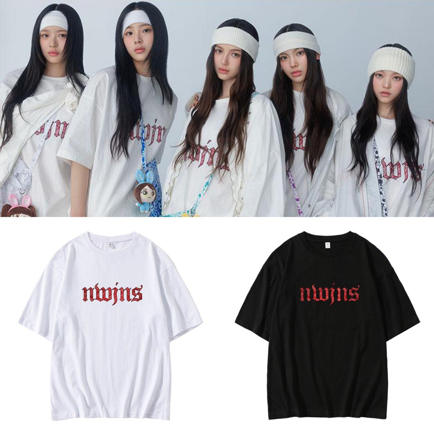 NEWJEANS ÜBERNATÜRLICH T-SHIRT 100% BAUMWOLLE