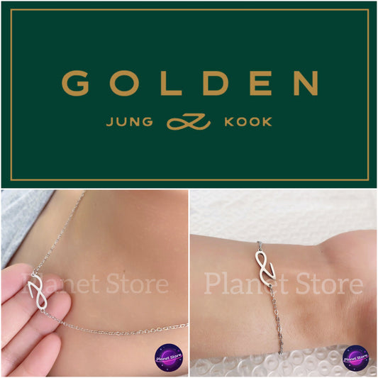 JUNGKOOK GOLDEN EDELSTAHL HALSKETTE / ARMBAND