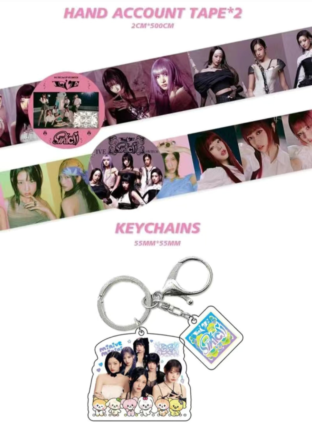 IVE MERCH BOX SWITCH 166 TEILE (GESCHENKBOX MIT MEHREREN ARTIKELN!✨)