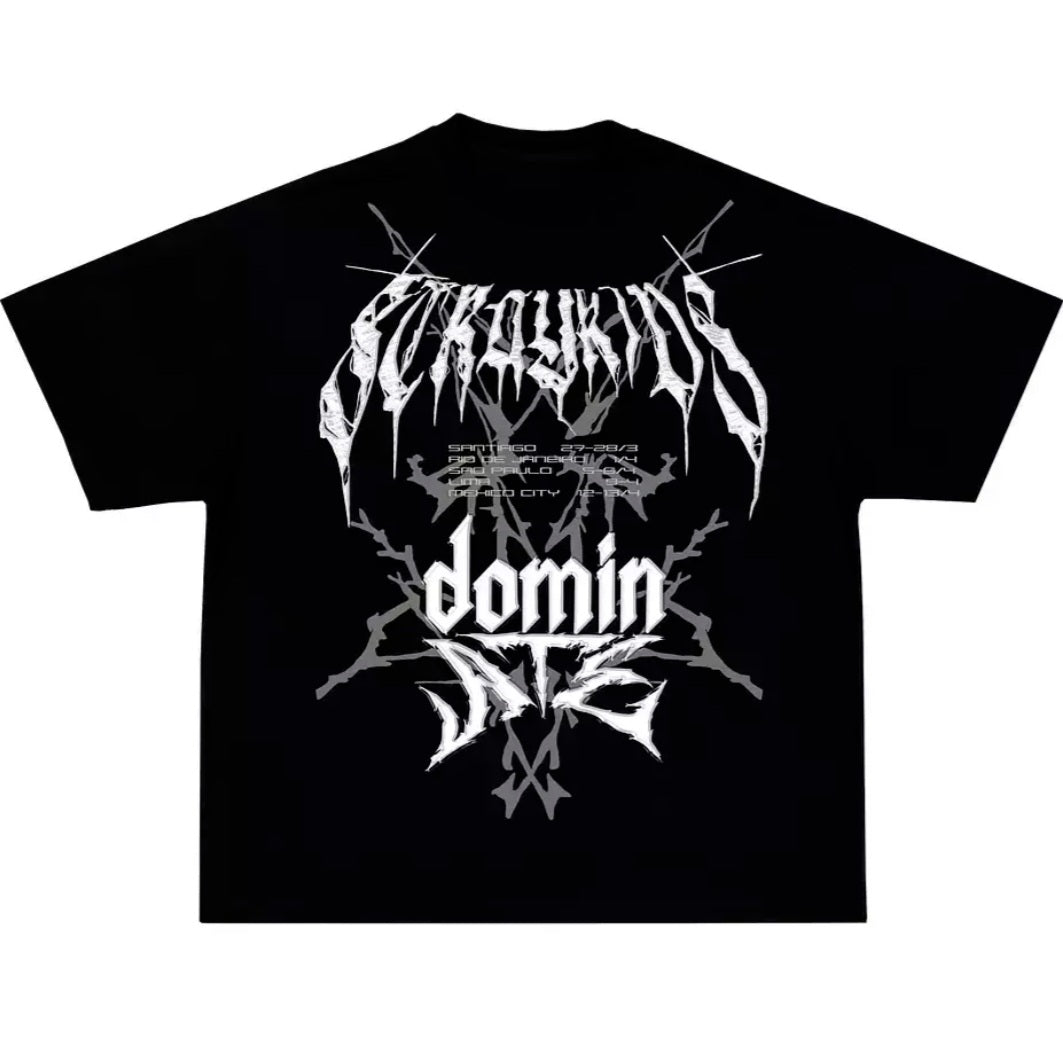 STRAY KIDS MERCH DOMINATE TOUR T-SHIRT 100% BAUMWOLLE