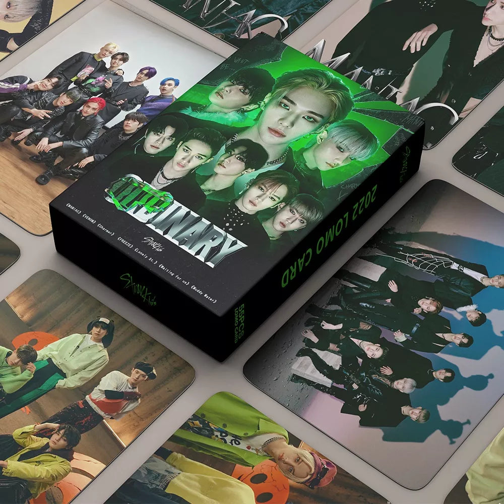 STRAY KIDS FOTOKARTEN KARMA, ATE, HOP, GIANT, 5 STAR, MANIAC, MAXIDENT + VERSCHIEDENE OPTIONEN!✨ (55 STÜCK)