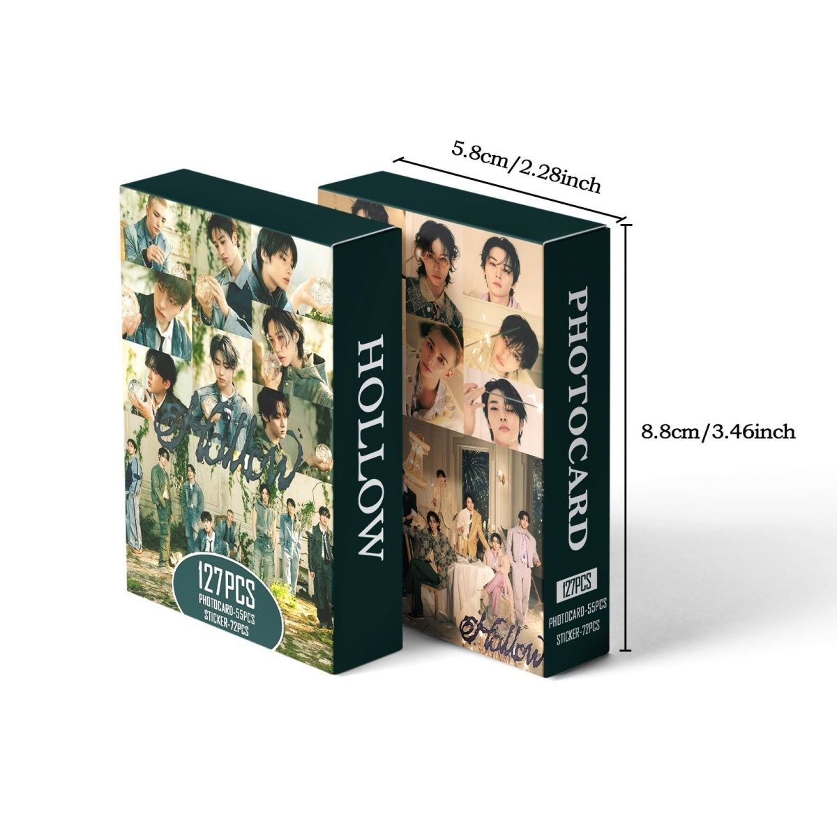 STRAY KIDS MERCH FOTOKARTEN HOLO KIT 127 STÜCK (55 FOTOKARTEN + 72 STICKER)