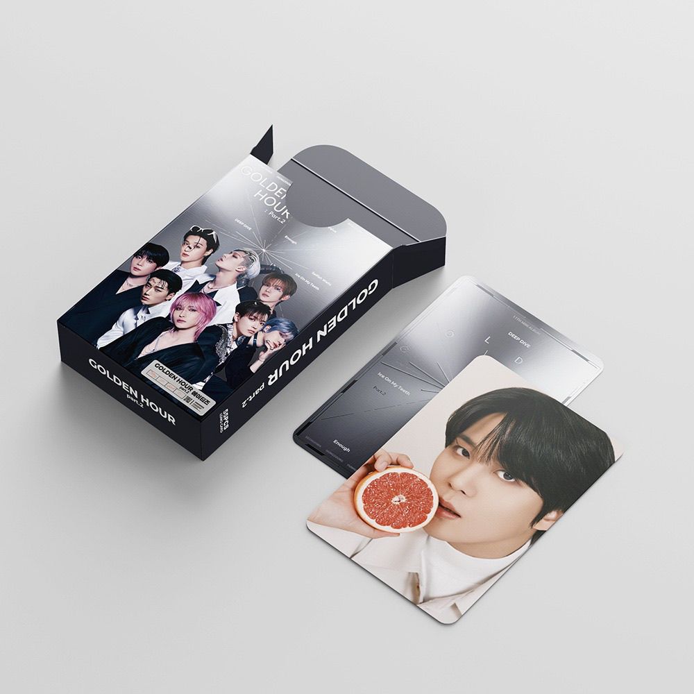 FOTOKARTEN ATEEZ 11. MINI-ALBUM GOLDENE STUNDE Teil 2 55 STÜCKE