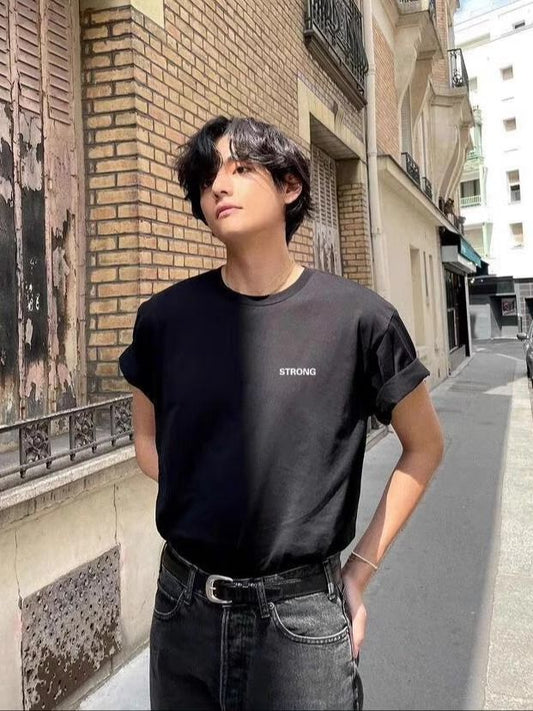 BTS V T-SHIRT 100% BAUMWOLLE