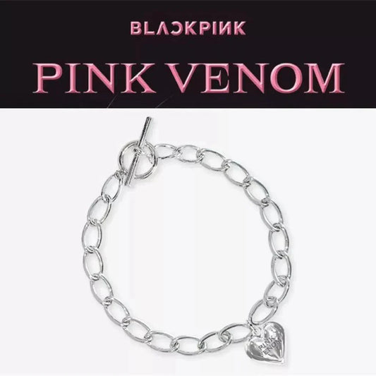 PINK VENOM BLACKPINK ARMBAND AUS EDELSTAHL