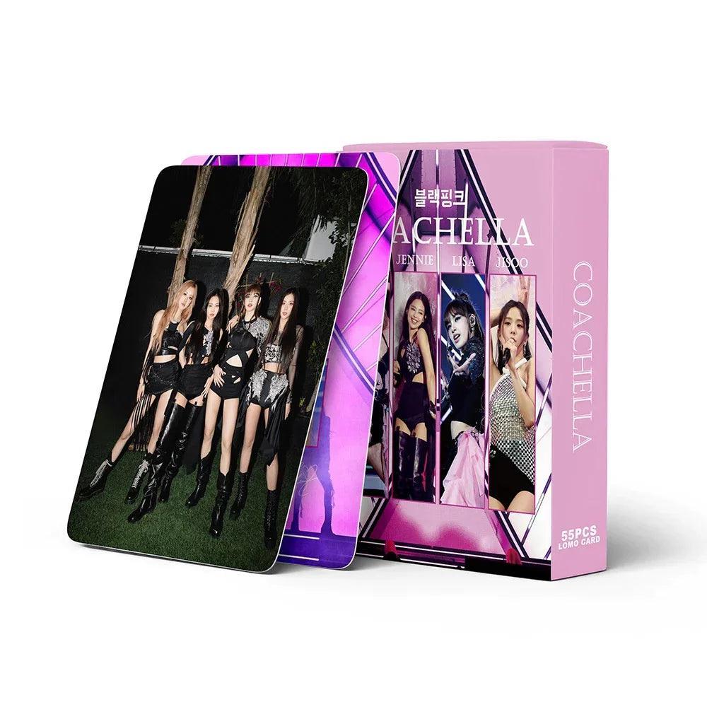 KIT MIT 55 FOTOKARTEN BLACKPINK COACHELLA